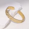 IG Style Modern Style Simple Style Irregular Solid Color 304 Stainless Steel 18K Gold Plated Bangle In Bulk