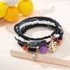 Vacation Ethnic Style Color Block Alloy Glass Beaded Women's Bracelets