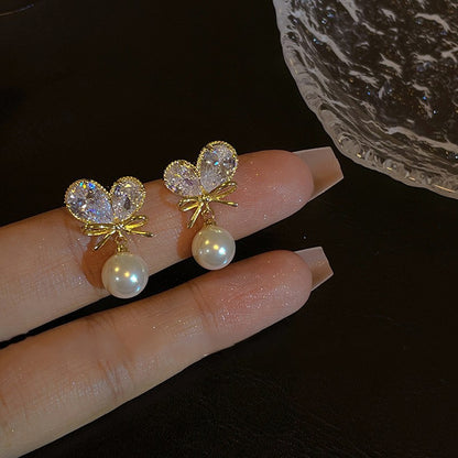 Wholesale Jewelry Classic Style Flower Alloy Gold Plated Plating Ear Studs