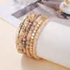 Bohemian Geometric Artificial Crystal Beaded Women's Bracelets