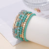 Bohemian Geometric Artificial Crystal Beaded Women's Bracelets