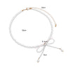 Simple Style Commute Bow Knot Artificial Pearl Beaded Women's Necklace