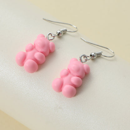 1 Pair Cute Animal Alloy Drop Earrings