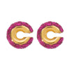 1 Pair Casual Simple Style Geometric CCB Rhinestones Ear Cuffs