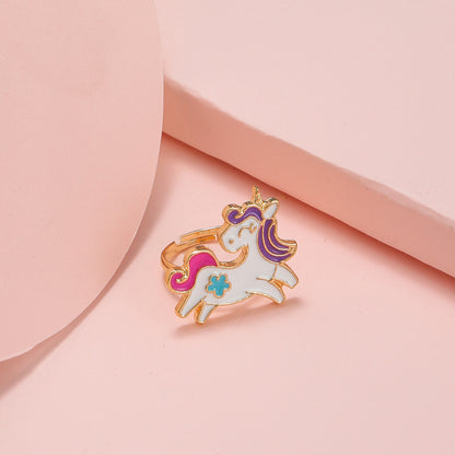 Cute Cartoon Alloy Kid's Rings