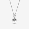 Sweet Doll Constellation Crown Sterling Silver Artificial Gemstones Pendant Necklace In Bulk