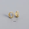 Fashion Geometric Plating Gem Earrings