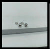 1 Pair IG Style Simple Style Oval Plating Sterling Silver Ear Studs