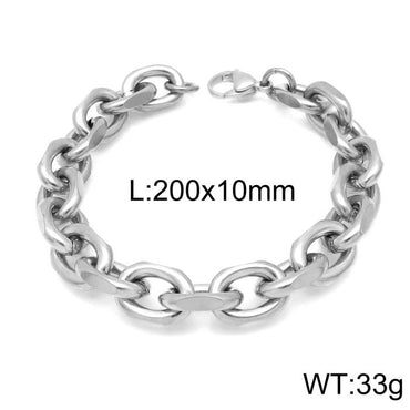 Fashion Geometric Stainless Steel Bracelets