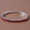 Simple Style Solid Color Iron alloy Inlay Rhinestones Women's Bracelets