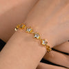 Copper Lady Modern Style Commute Inlay Star Glass Zircon Bracelets