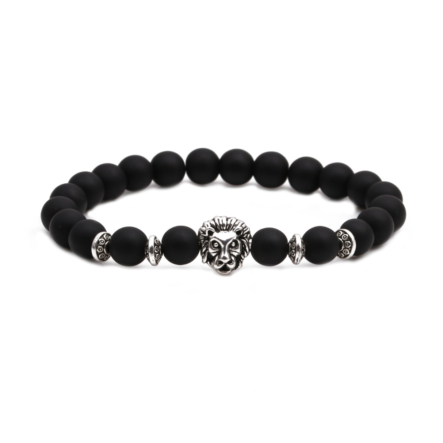 Fashion Lion Head Elephant Beaded Bracelet Set