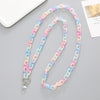 Sweet Color Block Arylic Chain Mobile Phone Chain