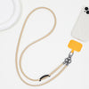 Simple Style Solid Color Pu Leather Knitting Chain Mobile Phone Chain