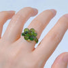 Basic Classic Style Flower Plastic Resin Women's Rings