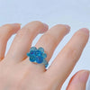 Basic Classic Style Flower Plastic Resin Women's Rings