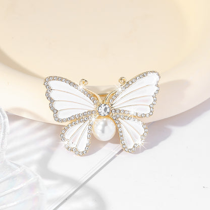 Simple Style Classic Style Butterfly Alloy Inlay Rhinestones Women'S Brooches