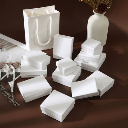 Fashion Solid Color Paper Jewelry Boxes