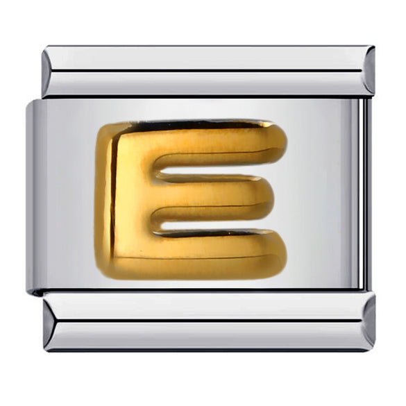 1 Piece 304 Stainless Steel Titanium Steel Letter