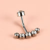 1 Piece Belly Rings Simple Style Classic Style Solid Color 302 Stainless Steel 316 Stainless Steel  Polishing Rhinestone Inlay Diamond Belly Rings