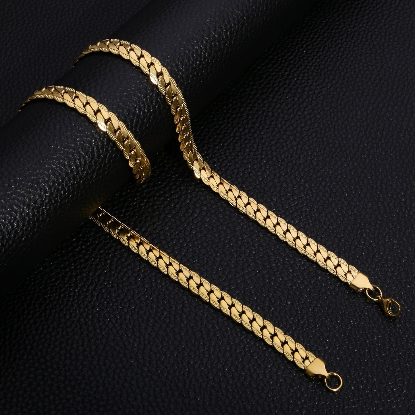 Simple Style Classic Style Solid Color 304 Stainless Steel Plating Gold Plated Unisex Necklace