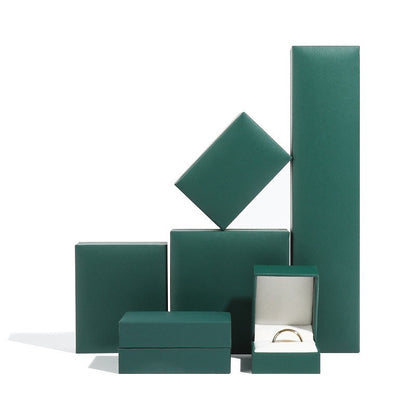 Fashion Solid Color Paper Jewelry Boxes