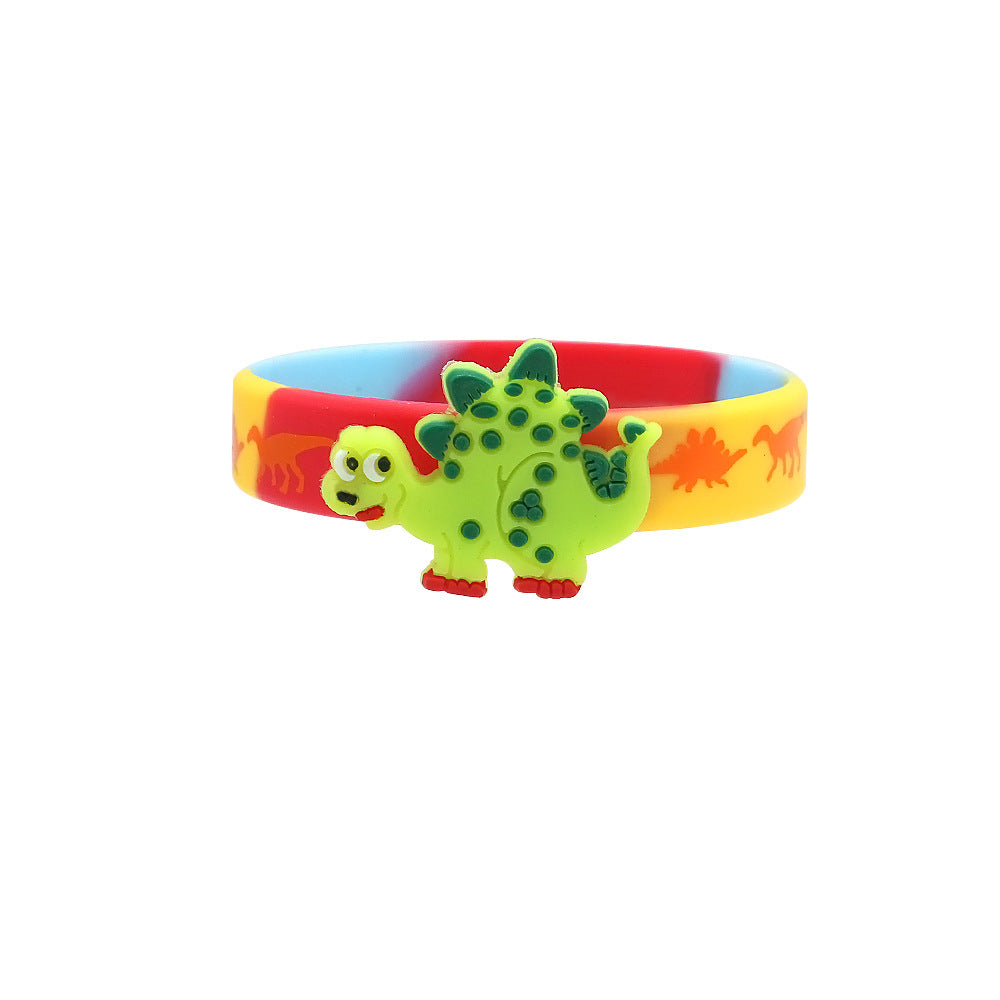 Cute Sweet Color Block Silica Gel Wholesale Wristband