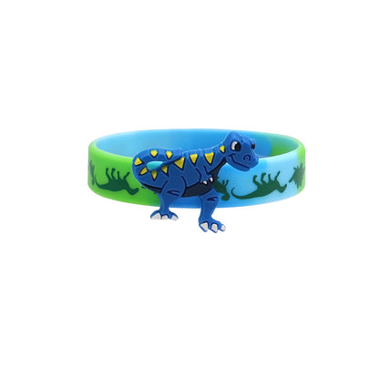 Cute Sweet Color Block Silica Gel Wholesale Wristband