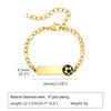 Cartoon Style Cute Animal Flower Football 304 Stainless Steel Epoxy Girl'S Bracelets