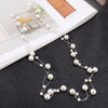 Casual Simple Style Round Imitation Pearl Alloy Beaded 14K Gold Plated Women's Long Necklace