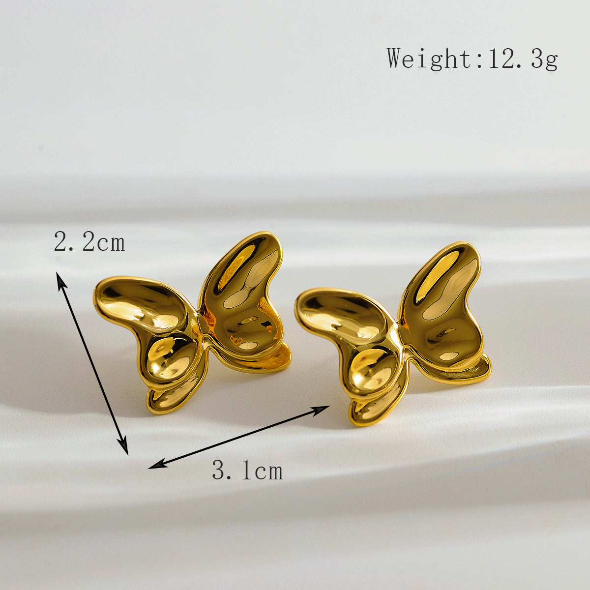 1 Pair Elegant Simple Style Flower Plating Inlay 304 Stainless Steel Pearl 18K Gold Plated Ear Studs