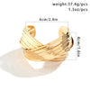 Wholesale Jewelry IG Style Geometric Iron White Gold Plated Gold Plated Bangle