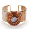 Wholesale Jewelry Simple Style Color Block Alloy Rhinestones Inlay Bangle