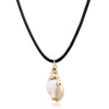 Vacation Modern Style Classic Style Geometric Shell Plating Women's Pendant Necklace