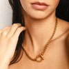 Simple Style Geometric 18K Gold Plated 316L Stainless Steel  Wholesale Necklace