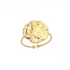 Wholesale Jewelry Simple Style Geometric Round Heart Shape 304 Stainless Steel 18K Gold Plated Plating Open Rings