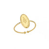 Wholesale Jewelry Simple Style Geometric Round Heart Shape 304 Stainless Steel 18K Gold Plated Plating Open Rings