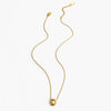 Wholesale Jewelry Elegant Retro French Style SUNFLOWER (Jz001) Pearl 316L Stainless Steel  Imitation Pearl Natural Stone 18K Gold Plated Beaded Inlay Pendant Necklace