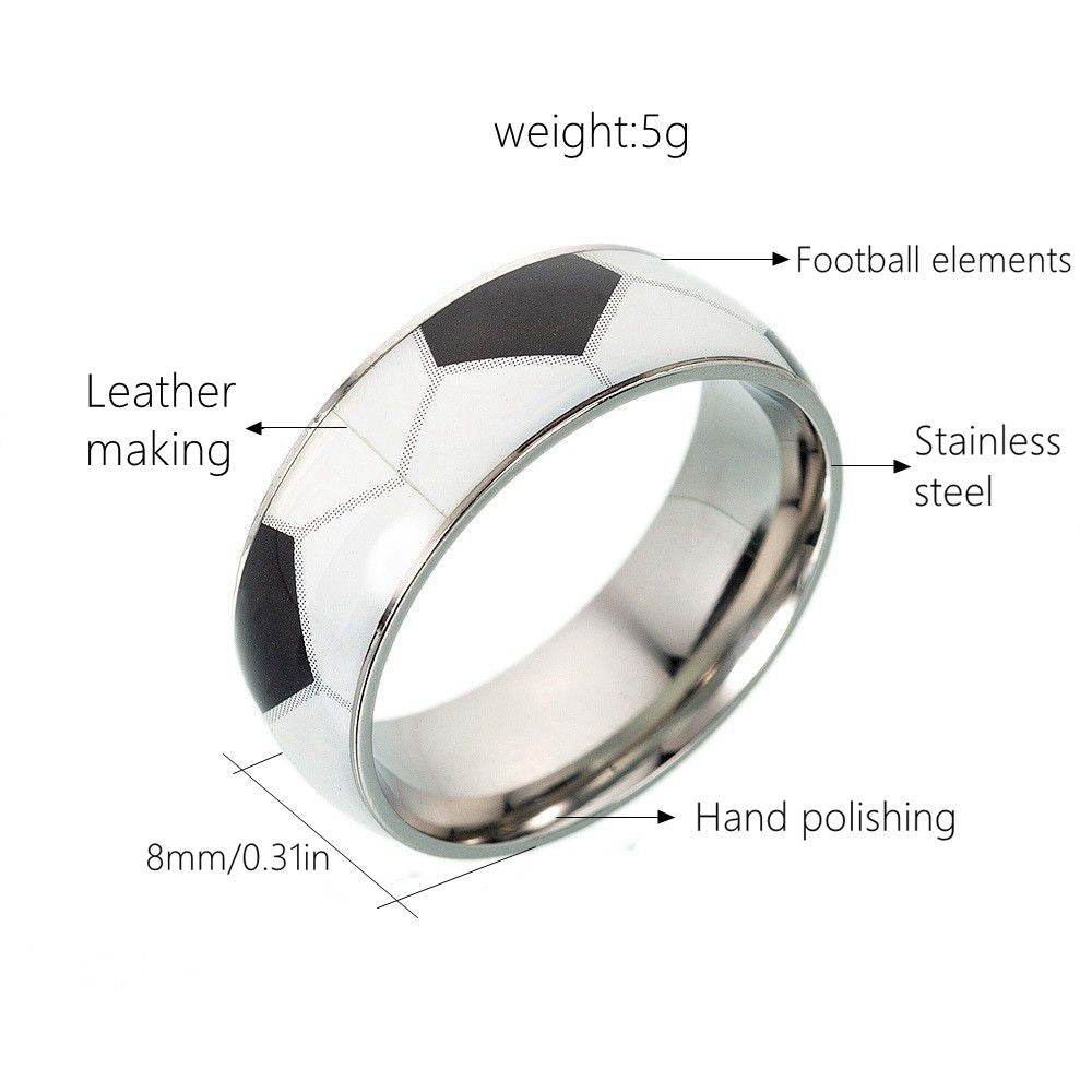 Modern Style Simple Style Solid Color 304 Stainless Steel Men'S Rings