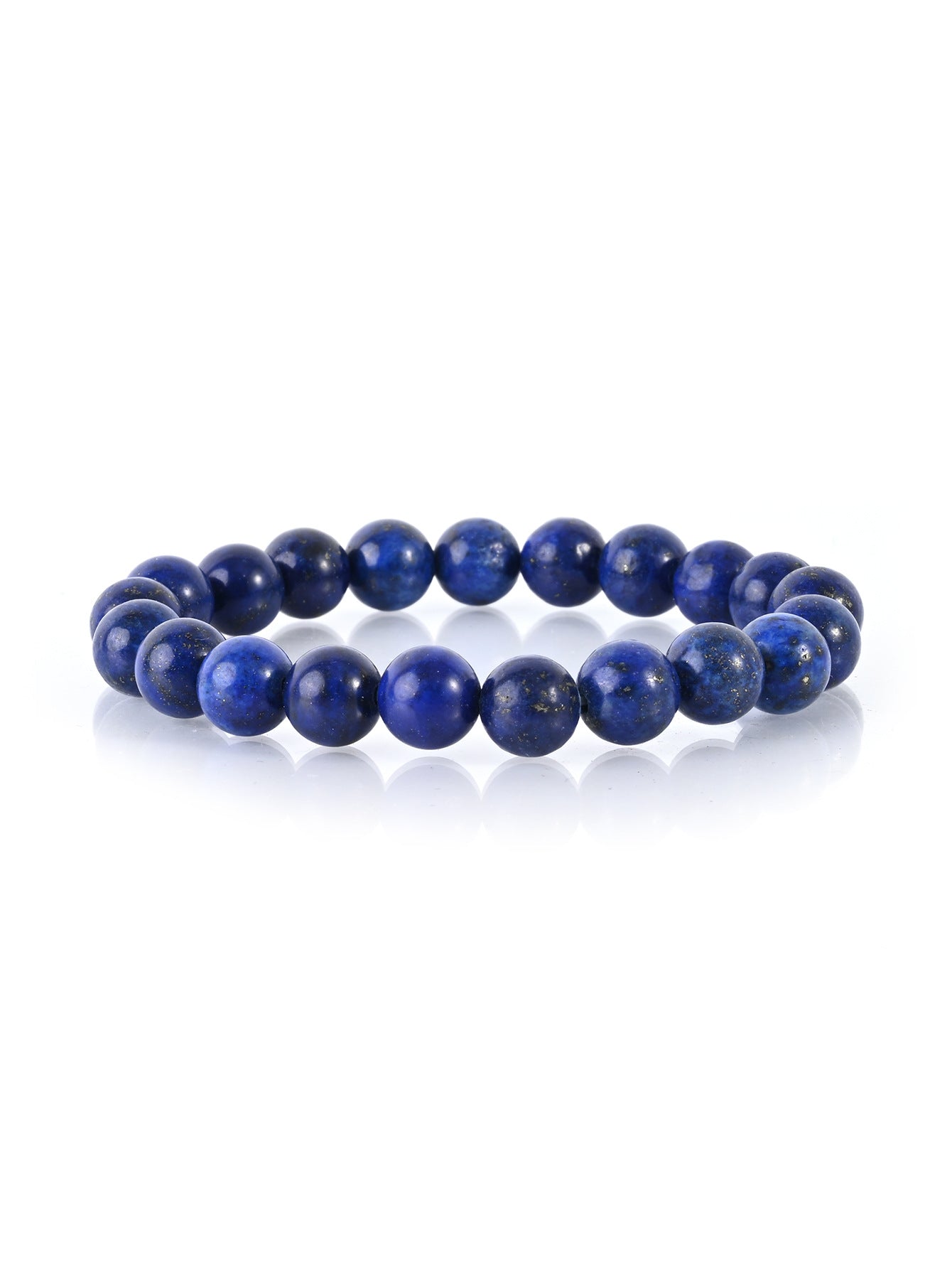 Casual Simple Style Round Natural Stone Lava Rock Bracelets In Bulk