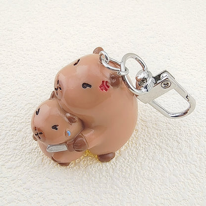 Casual Cute Simple Style Animal Alloy Resin Bag Pendant Keychain