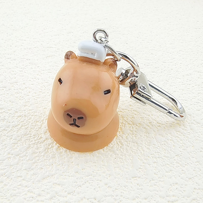 Casual Cute Simple Style Animal Alloy Resin Bag Pendant Keychain