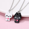 Cartoon Style Cute Cat Alloy Spray Paint Kid'S Pendant Necklace