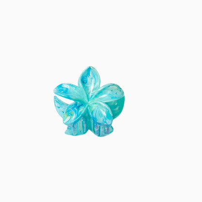 Women'S Cute Flower Plastic Resin Stoving Varnish Hair Claws