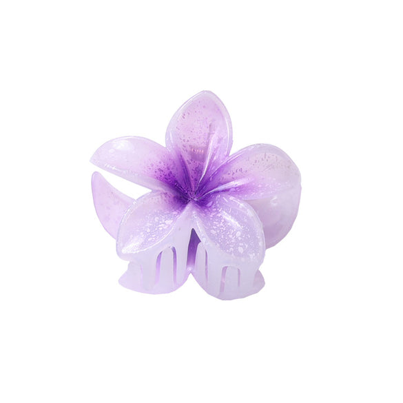 Women'S Cute Flower Plastic Resin Stoving Varnish Hair Claws
