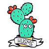 Cartoon Style Cute Streetwear Cactus Skull Alloy Stamping Stoving Varnish Plating Unisex Brooches Collar Pin