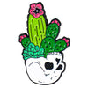 Cartoon Style Cute Streetwear Cactus Skull Alloy Stamping Stoving Varnish Plating Unisex Brooches Collar Pin