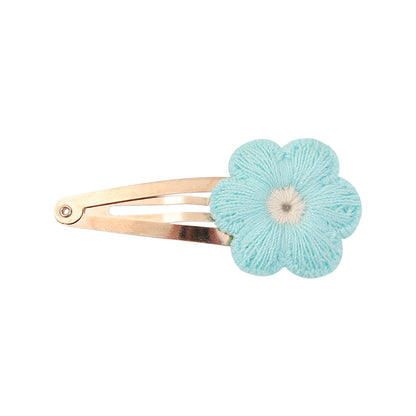 Kid'S Cute Flower Cloth Hair Clip