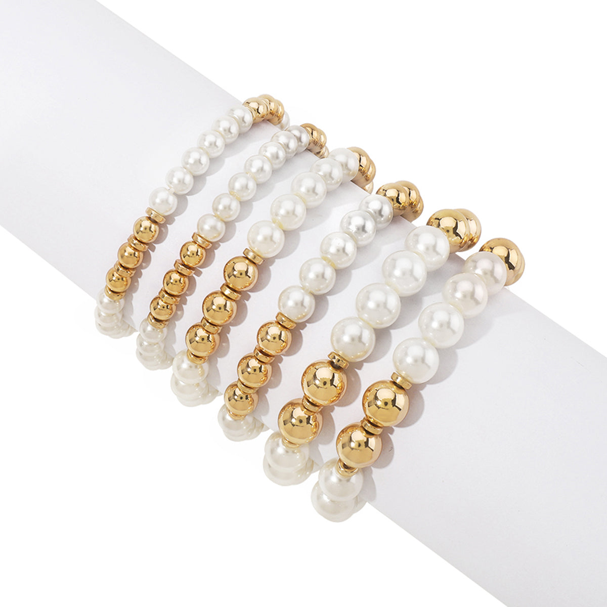 IG Style Vacation Pearl CCB Imitation Pearl Wholesale Bracelets