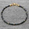 Wholesale Jewelry Ethnic Style Round Natural Stone Seed Bead Anklet